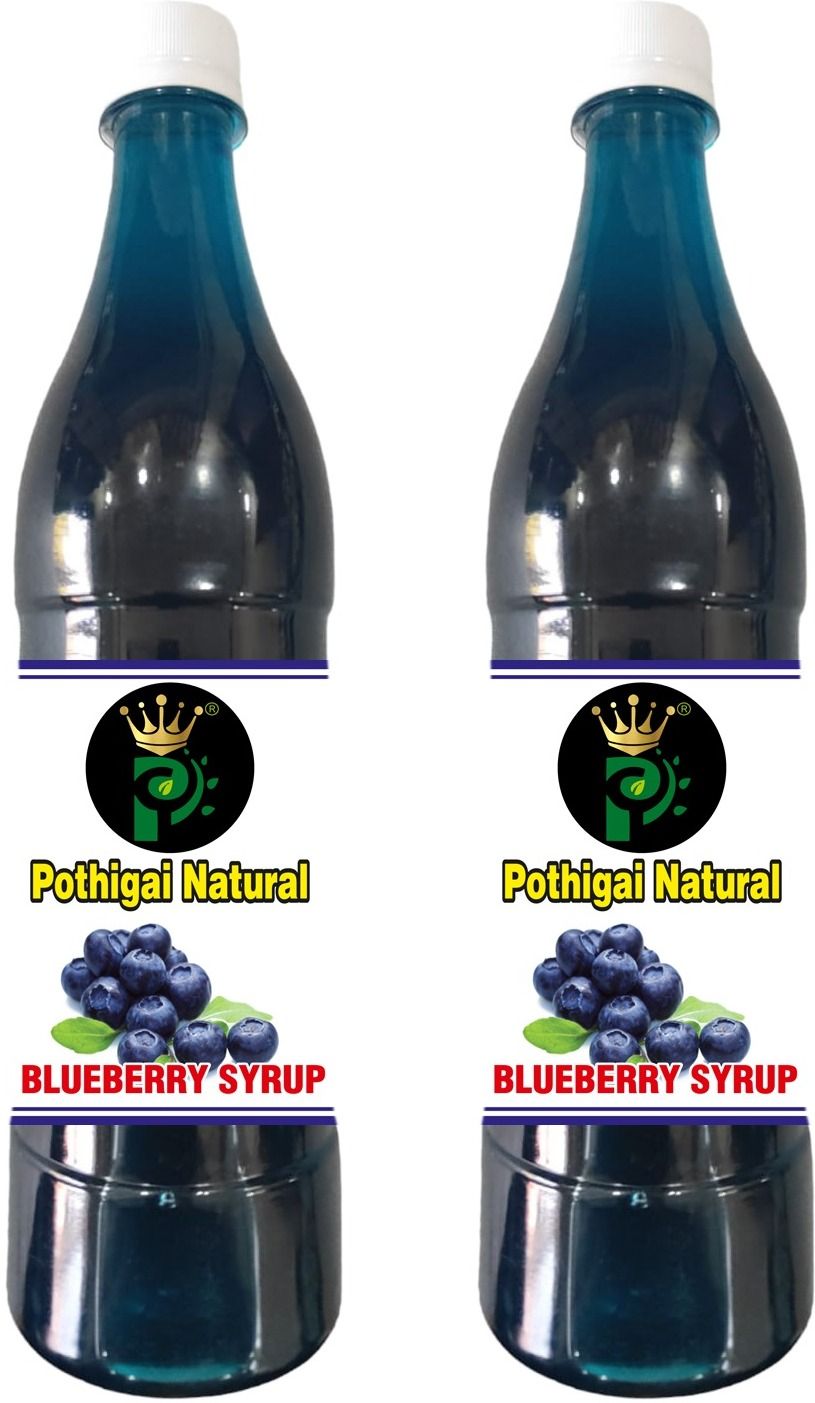 pothigai natural Blueberry Syrup 1500 ml /Energy Booster/Sweet and Healthy Drink/Summer Drink-picture-15