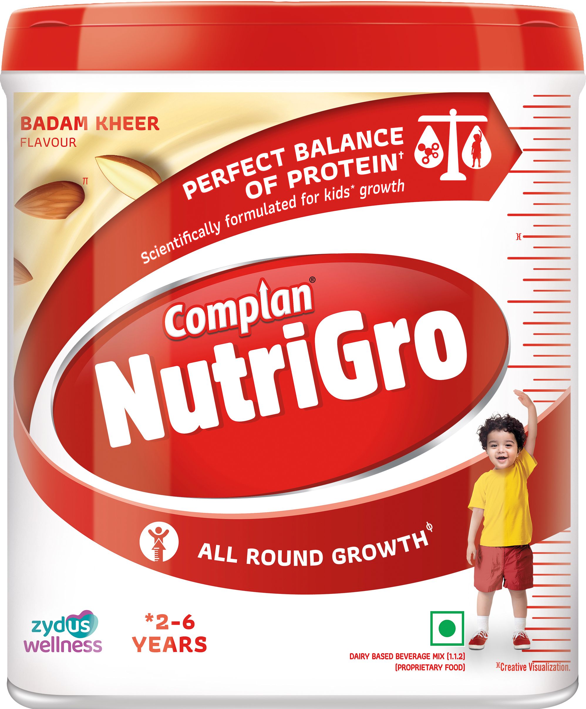 complan NutriGro Nutritional Drink powder for 2 6 Years, Badam Kheer Flavour Jar-picture-25