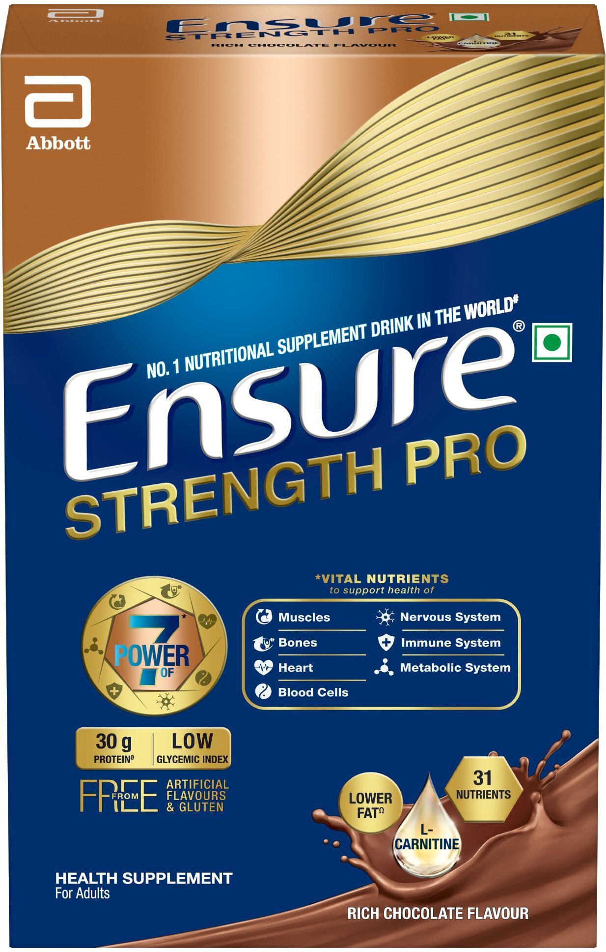 Strength Pro High Protein Drink for Adults 30g Protein, L-Carnitine, Low GI-image-2
