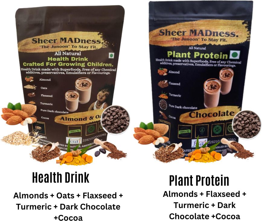 sheer madness Family Combo Almond & Oats & Plant Protein Chocolate-picture-35