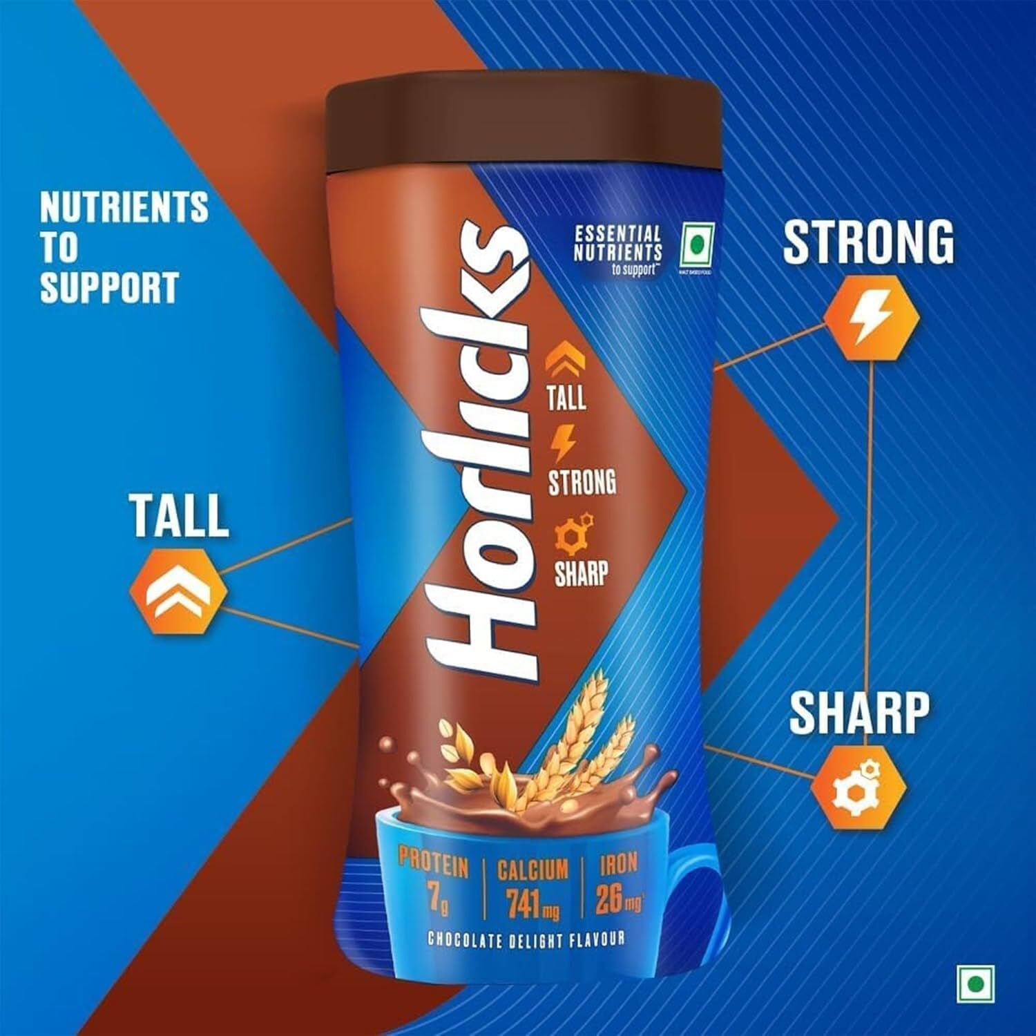 Chocolate Nutrition Drink TALL, STRONG , SHARP FULL OF CALCIUM & IRON-image-43