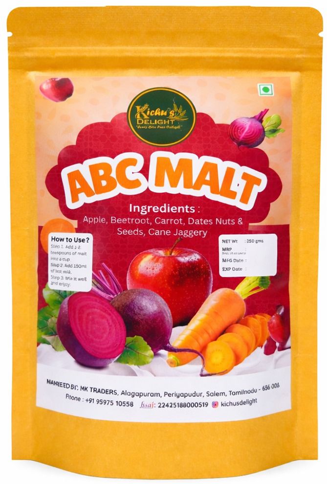 kichusdelight ABC Malt Health Drink Powder Boosts Immunity, Energy & Digestion-picture-41
