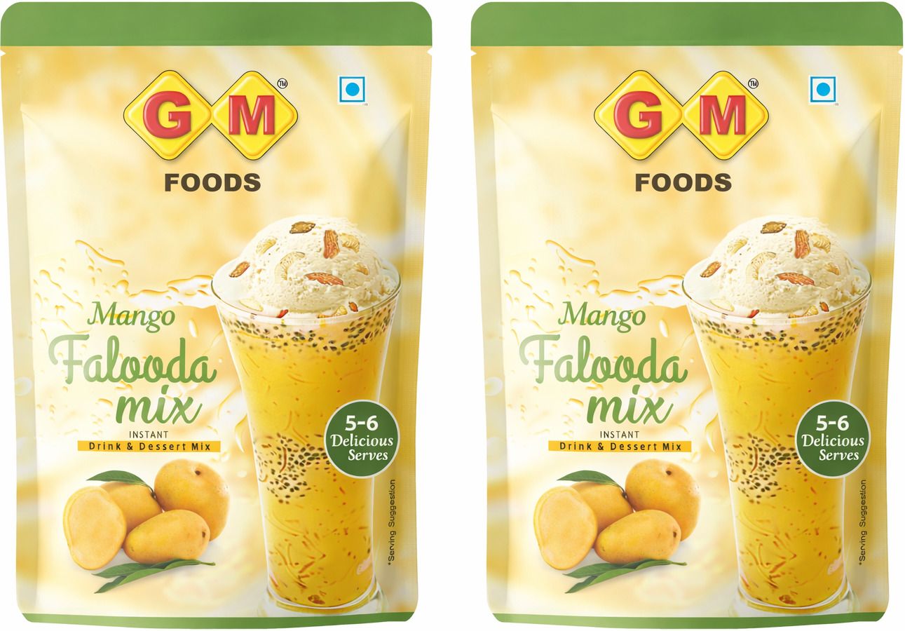 gm foods Mango Falooda Mix- 160g |Instant Drink & Dessert Mix-picture-14