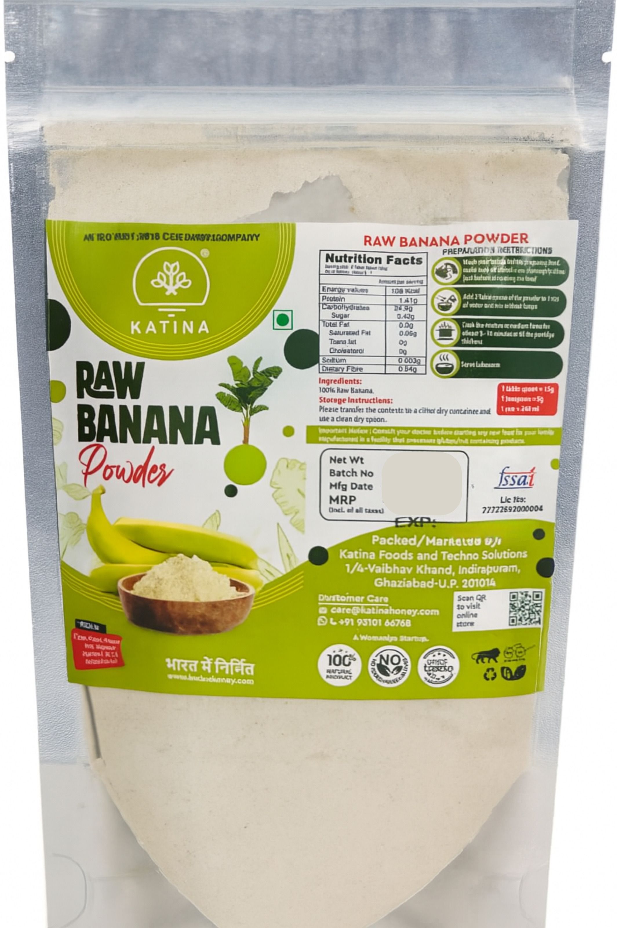 katina Pure Banana Powder | Baby Food, Kids Nutrition, Smoothies & Healthy Recipes-picture-37