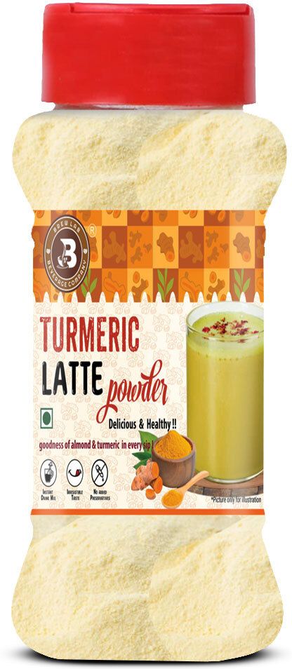 brew lab Turmeric Latte Powder | Kids Favourite Drink Nutri Pro Energy Drink |-picture-23