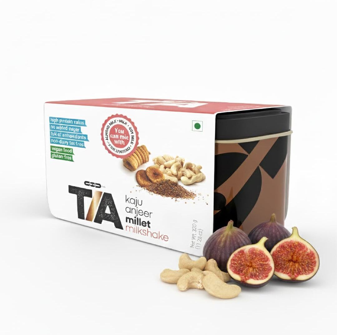 god tia Real Kaju Anjeer Millet Milkshake Ready to Mix Beverage Pack-picture-38