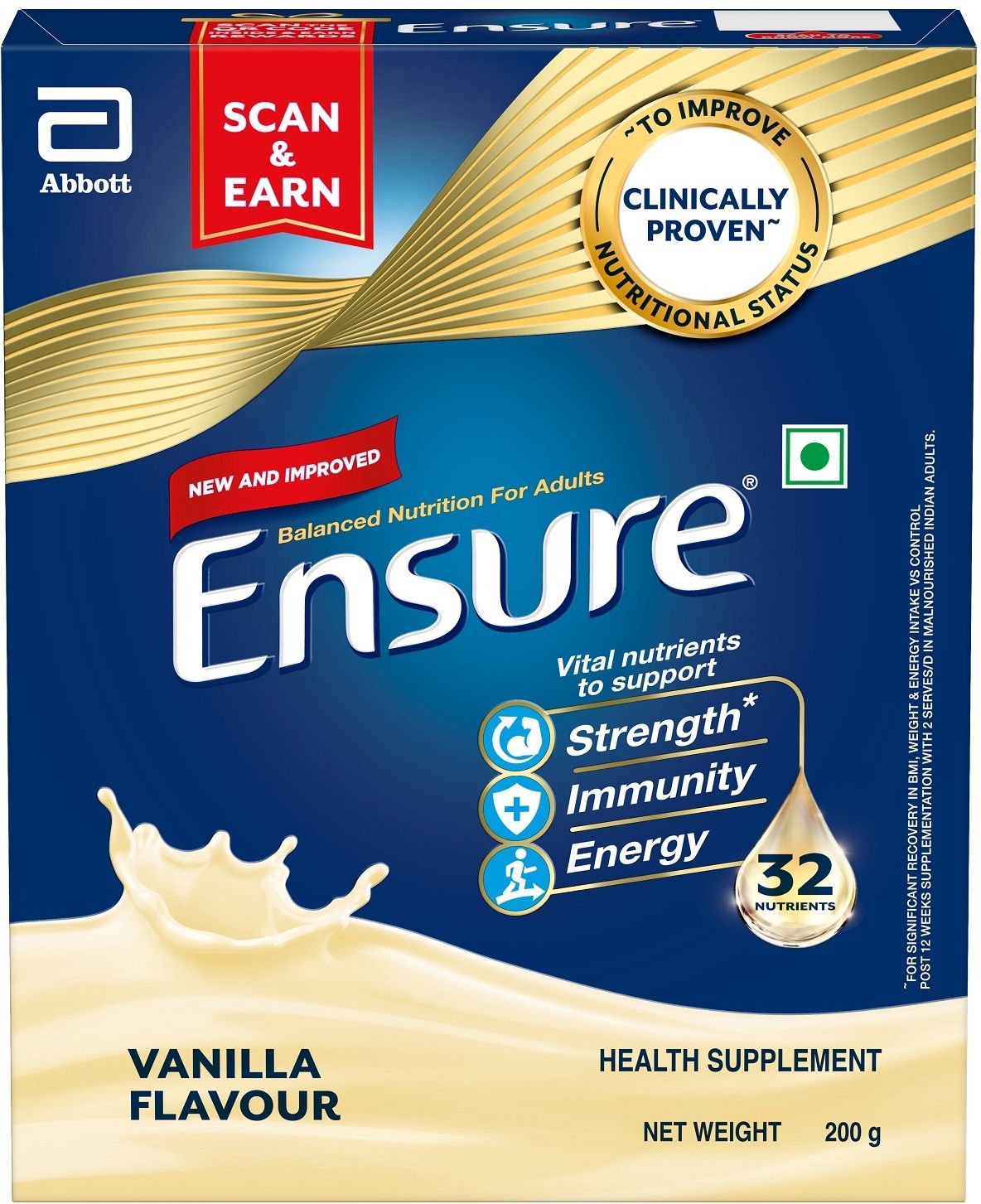 Clinically Proven Nutritional Drink For Adults, Vanilla