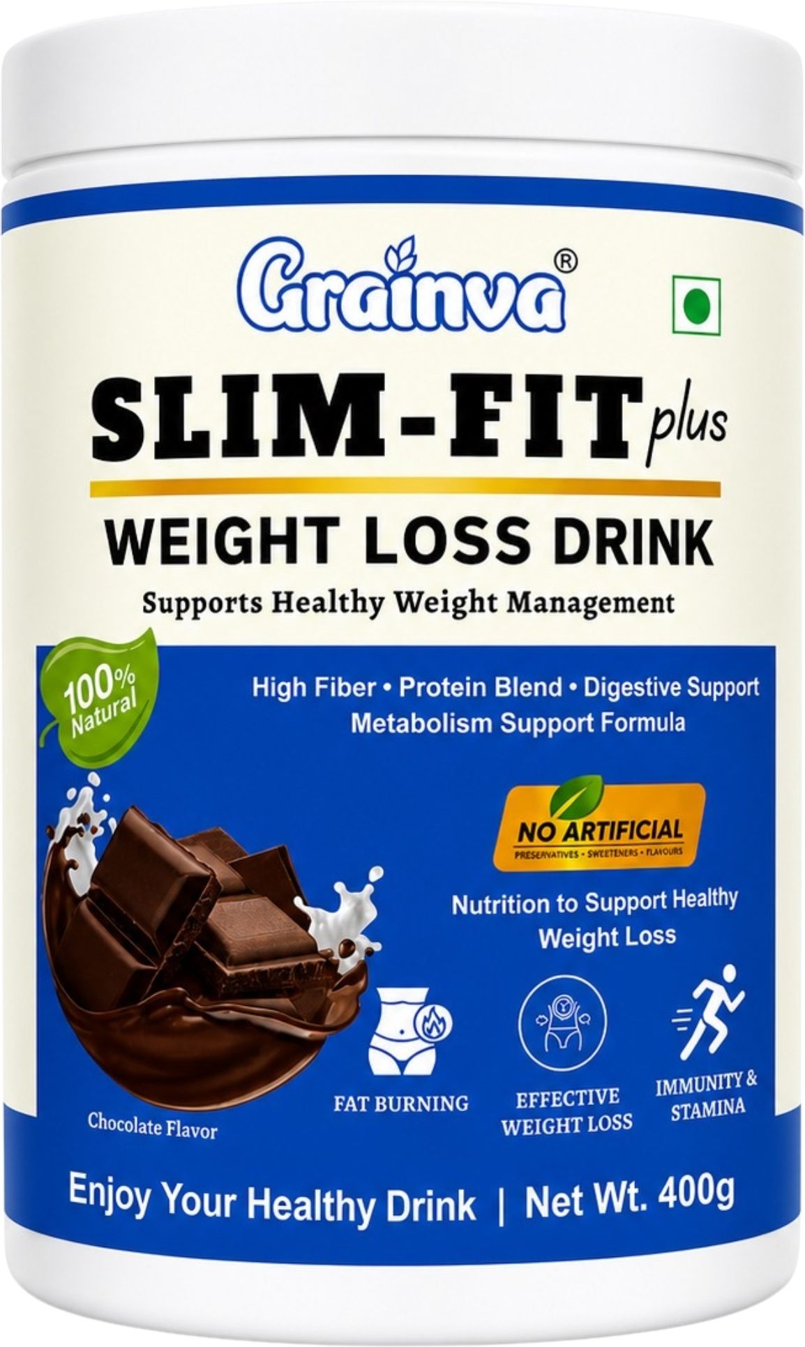 grainva Slim-Fit Plus Weight Loss Drink For Men And Women-picture-45