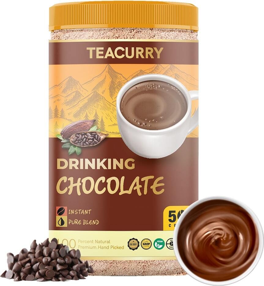 Drinking Chocolate Powder - Zero Sugar, Low Calorie - Enjoy Hot or Cold-image-39