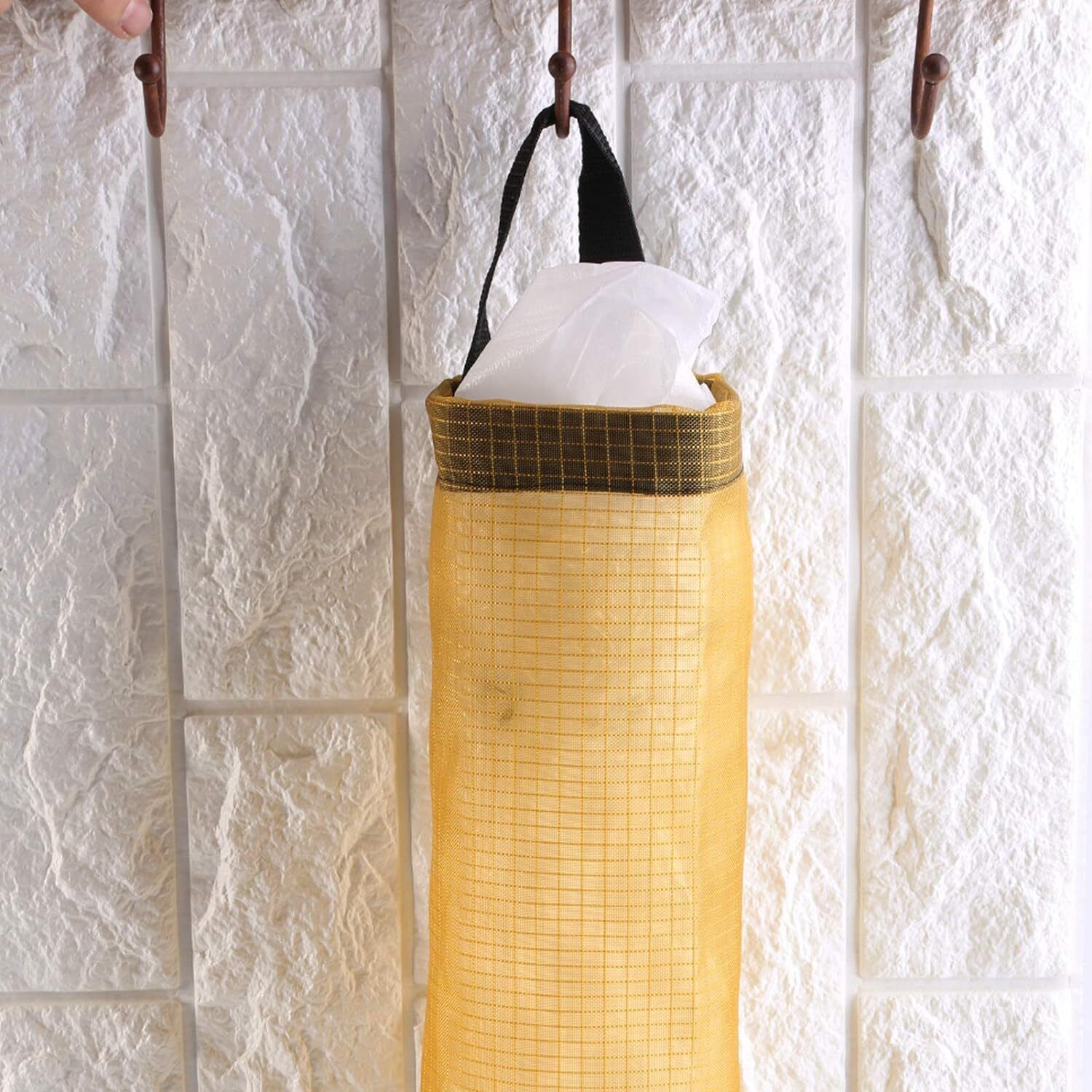 Grocery Bag Holder, Durable Widening Handle Reusable Wearable Garbage Bag