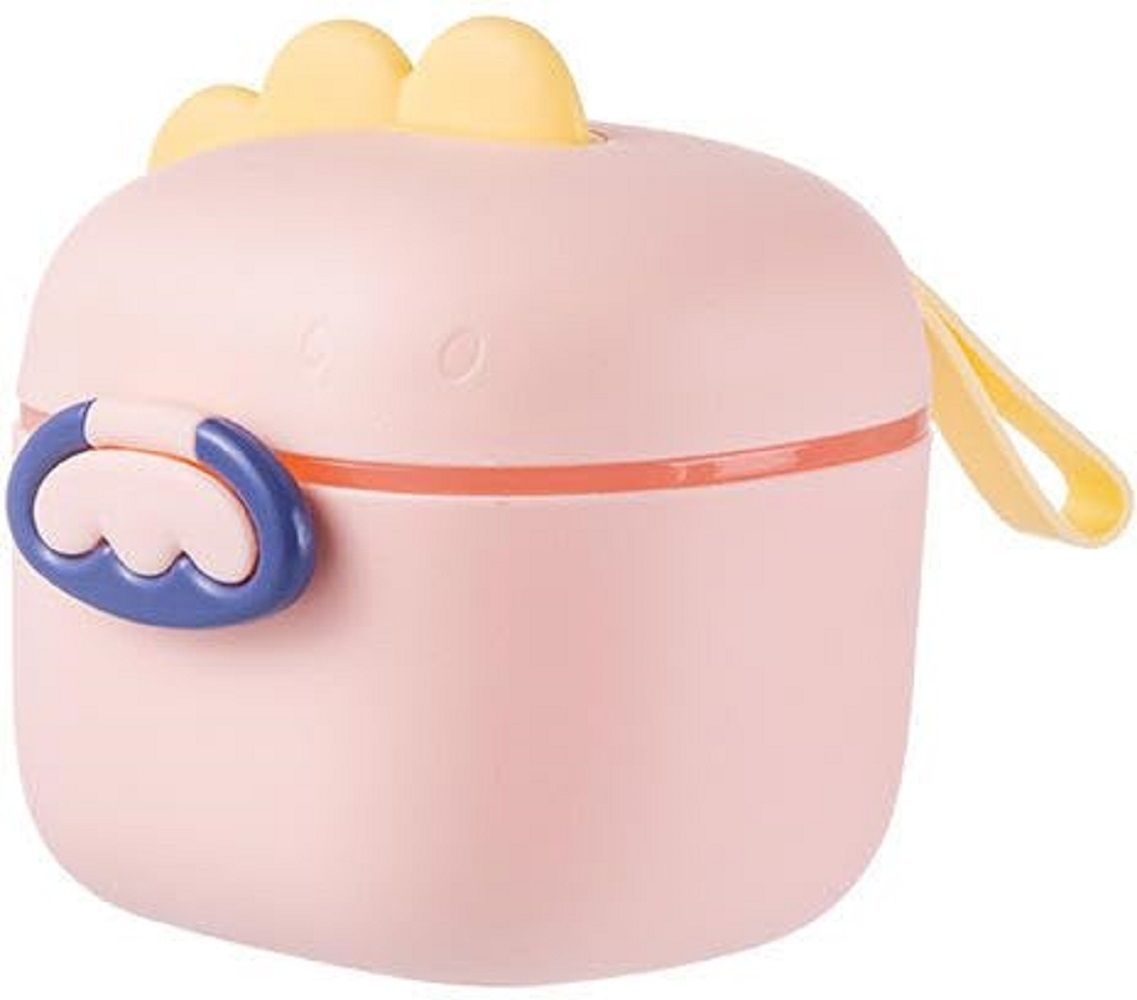 Cute Baby Lunch Spoon & Strap Handle , Leak Resistant Food Storage Container
