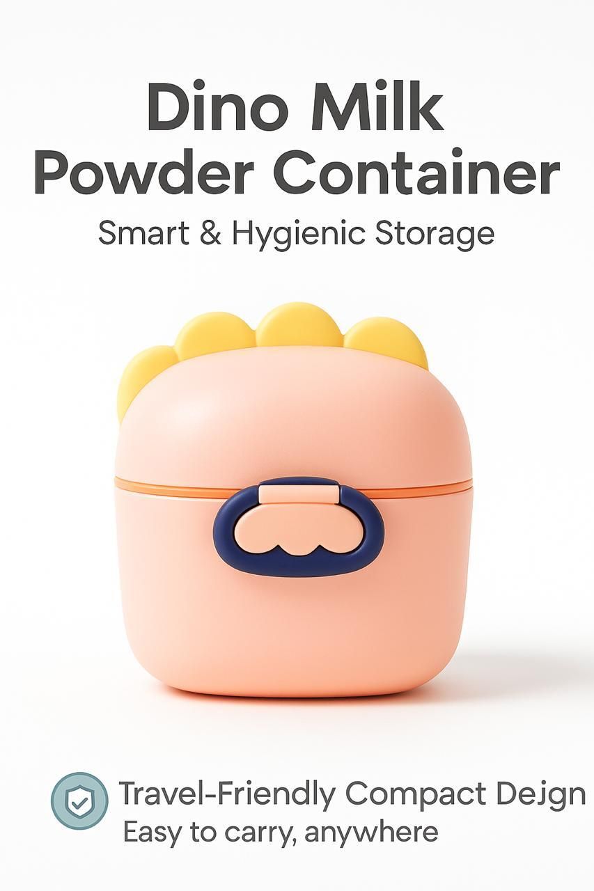 Dino Milk Powder Container - Cute & Safe Baby Milk Powder Container-image-15