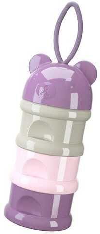 Food Grade BPA Free Formula Dispenser Milk Powder Box Purple