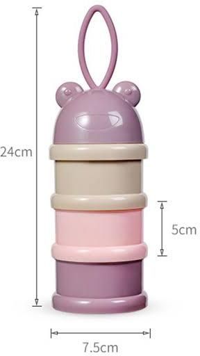 Multi-Layer Formula Storage Box Food Grade BPA Free Formula Dispenser