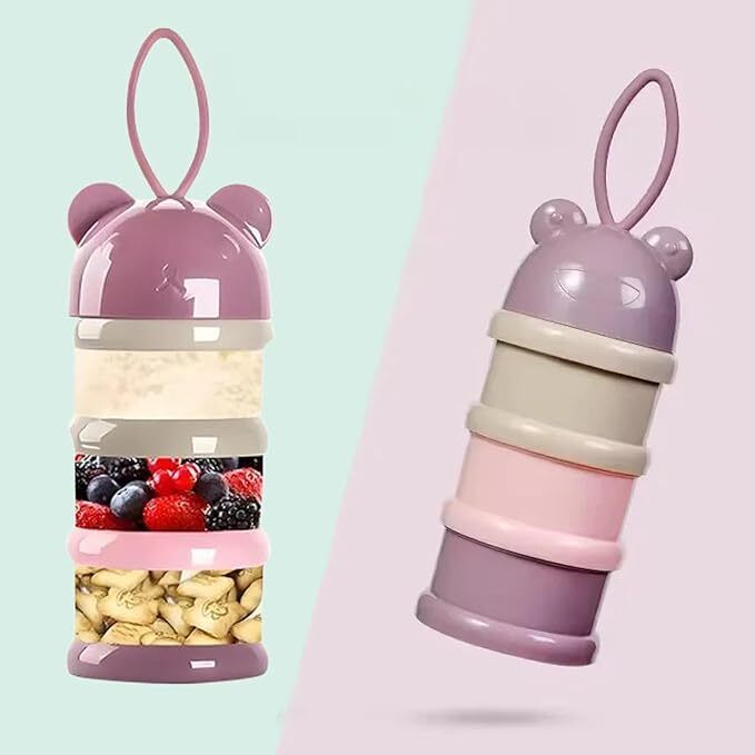 Baby Milk Powder Box with Lid | Safe BPA Free Formula Storage Container