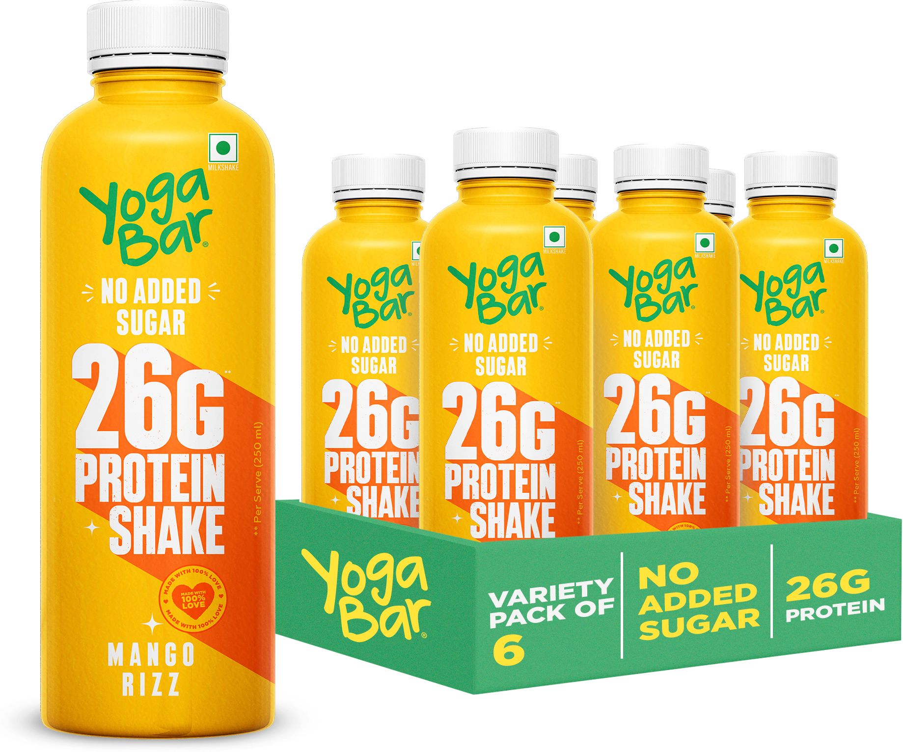 yogabar Protein Shake rich with 26g Protein in Mango Rizz Flavour Nutrition Drink-picture-25