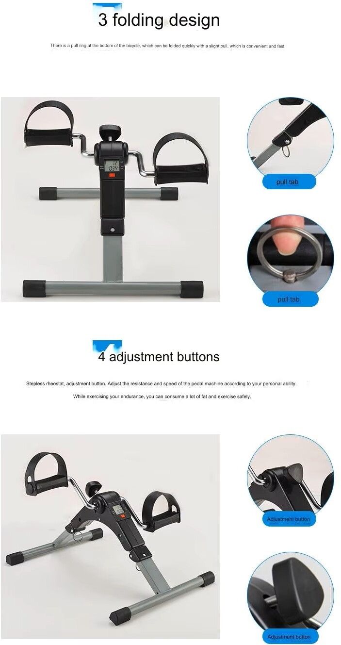 prefacto Alloe And Steel Pedal Exercise, Digital Display ,Suitable For Leg And Arm, Mini Pedal Exerciser Cycle-picture-15