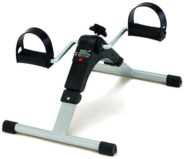 Compact Mini Exerciser with Adjustable Resistance for Cardio Mini Pedal Exerciser Cycle