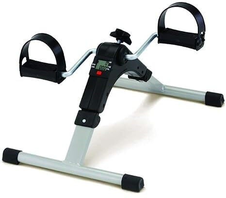 bhavyata enterprise Portable Pedal Exerciser Mini Cycle for Arm Leg Exercise with LCD DisplaY Mini Pedal Exerciser Cycle image 1
