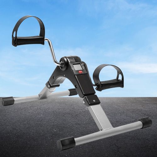 HomeWorkout Mini Portable Pedal Trainer Exerciser with Adjustable Resistance Mini Pedal Exerciser Cycle-image-46
