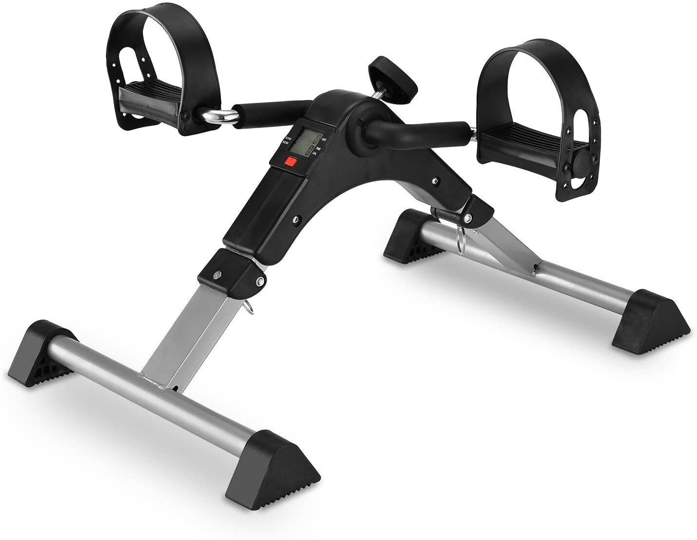 dn brothers Foldable Mini Fitness Cycle leg Exerciser Gym Machine with Digital Display Meter Mini Pedal Exerciser Cycle image 1