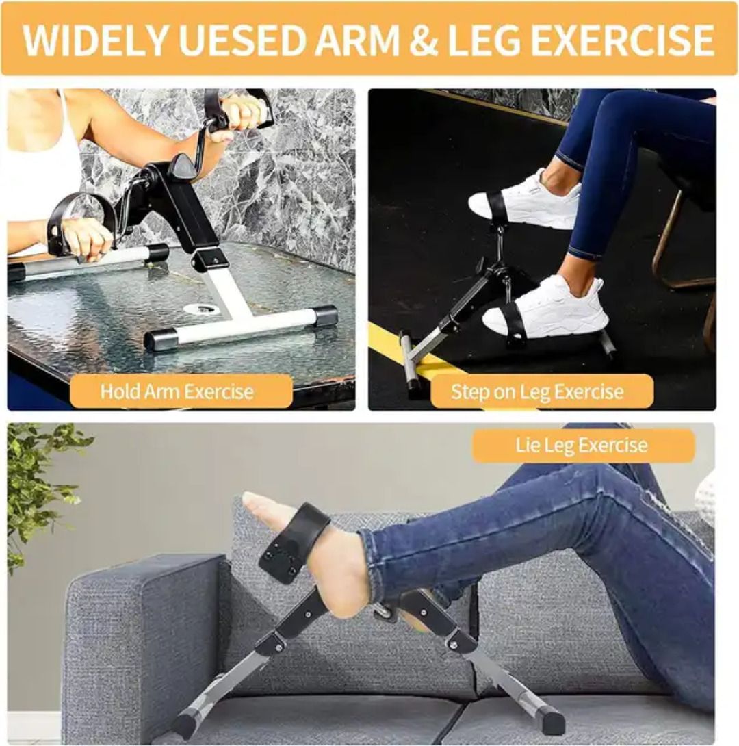 prefacto Digital Pedal Machine With Adjustable Resistance LCD Display For Leg And Arm Mini Pedal Exerciser Cycle-picture-27