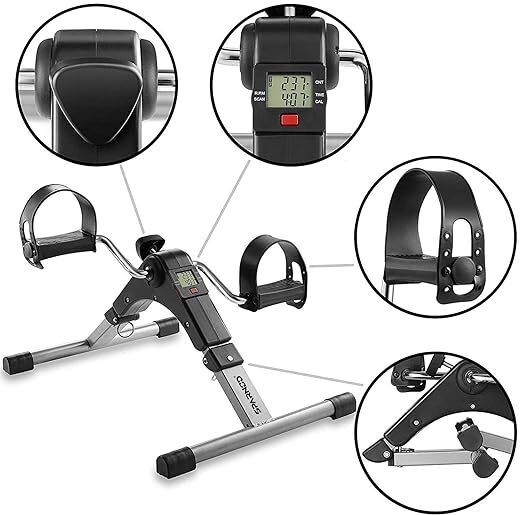 Compact Mini Exercise Bike for Home & Office Workout – Portable Pedal Trainer Mini Pedal Exerciser Cycle-image-22