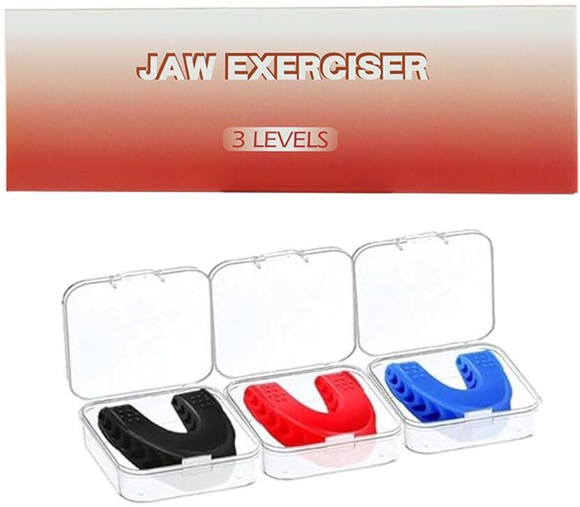 mixbee Jawline Exerciser Tool Men Women Get Defined Jawline Mini Pedal Exerciser Cycle-picture-30