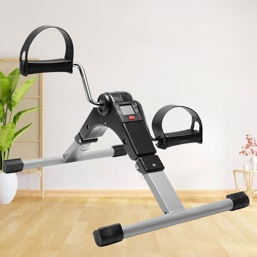 valorace Digital Portable Foot Hand Pedal Exerciser Cycle for Home Gym Fitness Mini Pedal Exerciser Cycle-picture-44