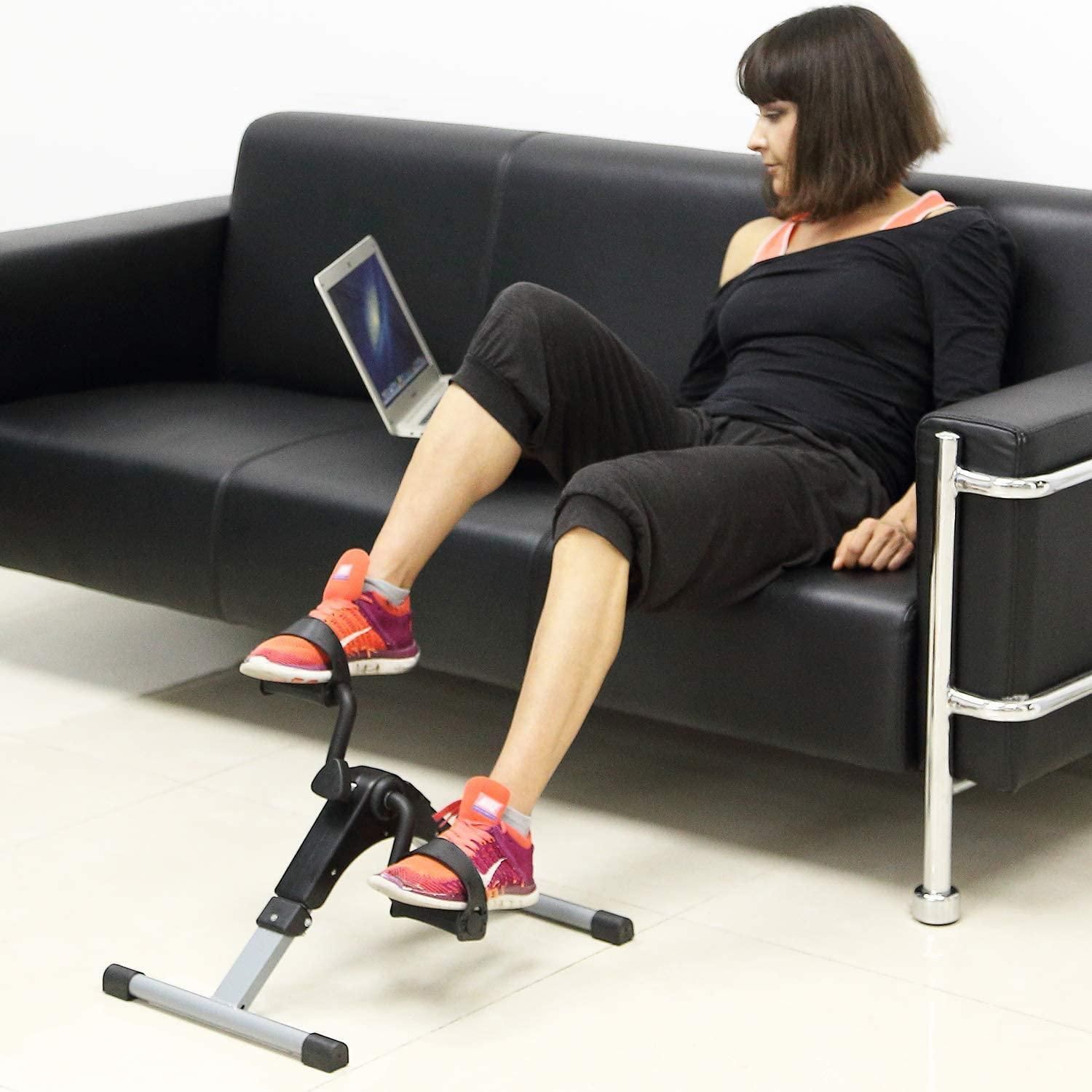 Speed Sensor Pedal Exercise, Digital Display ,Suitable For Leg And Arm, Mini Pedal Exerciser Cycle-image-8