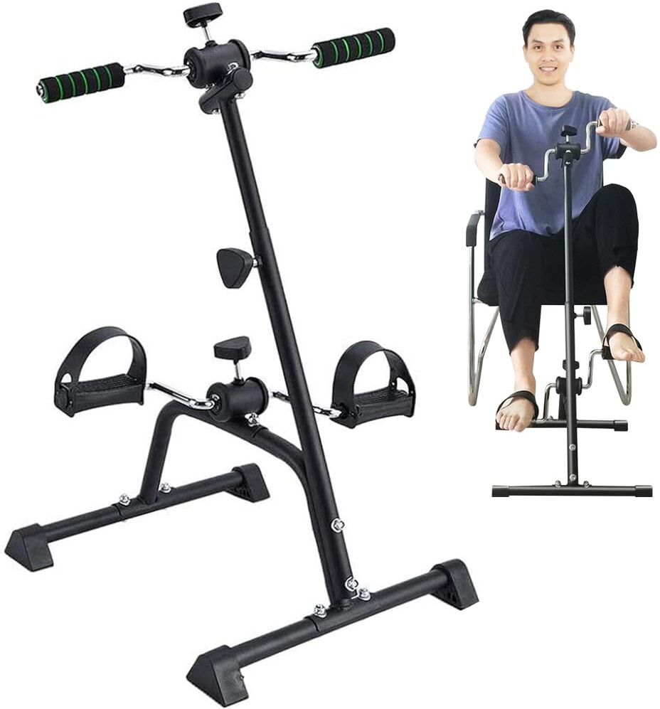 Pedal Exerciser Bike for Arm and Leg Therapy Fitness Mini Pedal Exerciser Cycle