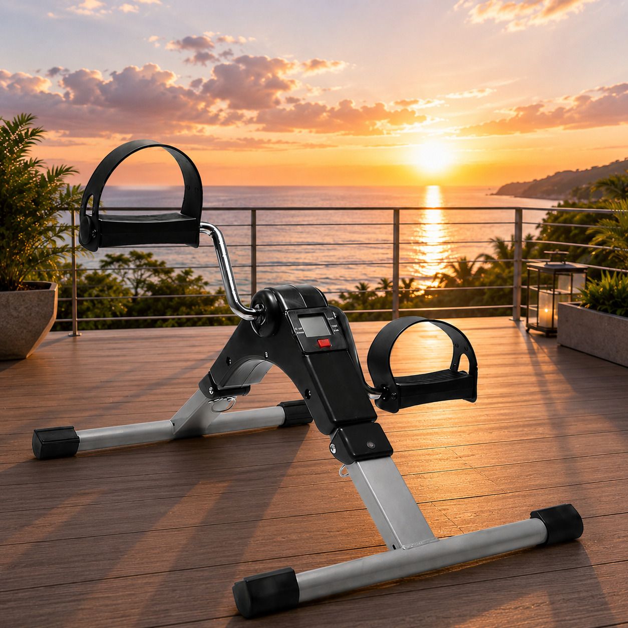 valorace FitDrive Pro Mini Workout Trainer Machine for Home Office Arm and Leg Training Mini Pedal Exerciser Cycle-picture-25