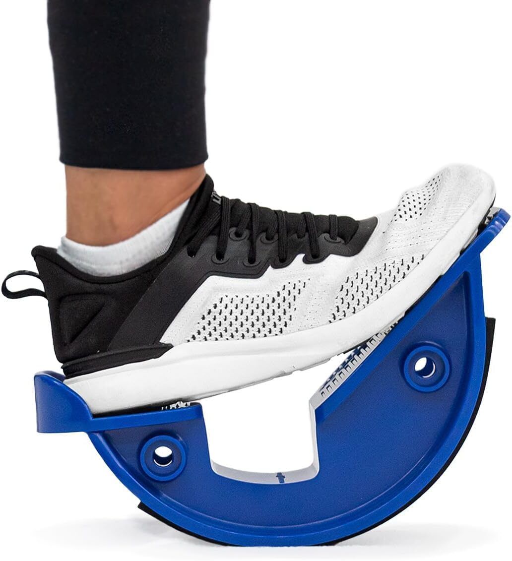 dharminson Foot Rocker- Calf Stretcher for Plantar Fasciitis, Achillis Tendonitis Mini Pedal Exerciser Cycle-picture-18