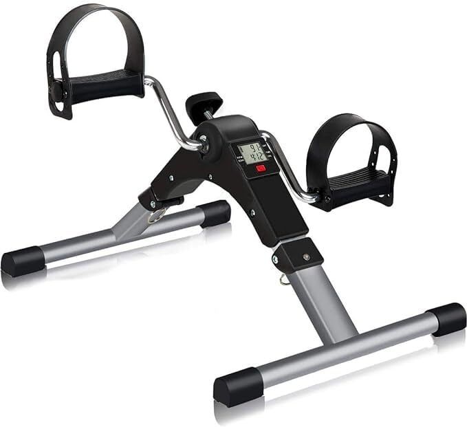 kridhrish Cycle Pedal Exerciser with Fixing Strap, Adjustable Resistance, Digital Display Mini Pedal Exerciser Cycle-picture-33