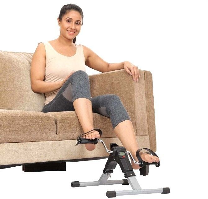 Mini Cycle Folding Pedal Exercise, Digital Display ,Suitable For Leg And Arm, Mini Pedal Exerciser Cycle