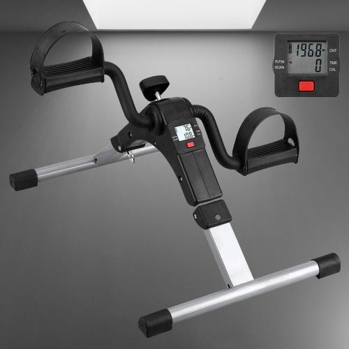 Mini Cycle for Home Workout with Fixing Strap & LCD Display Mini Pedal Exerciser Cycle