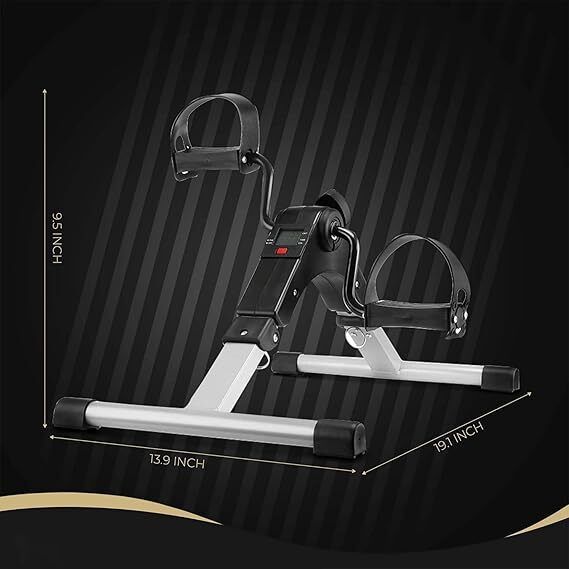 starvokes Havy Duty Foldable Mini Pedal Exerciser Cycle Fitness Equipment Mini Pedal Exerciser Cycle-picture-19