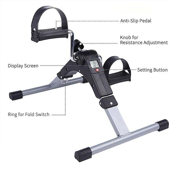 starvokes Mini Portebal Digital Pedal Exercise Machine | Fitness Cycle Mini Pedal Exerciser Cycle-picture-26