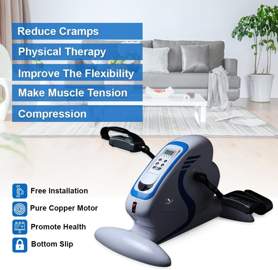 zaiz 335Rehabilitation Bicycle Fitness Motorized Electric Mini Exercise Bike Mini Pedal Exerciser Cycle-picture-48
