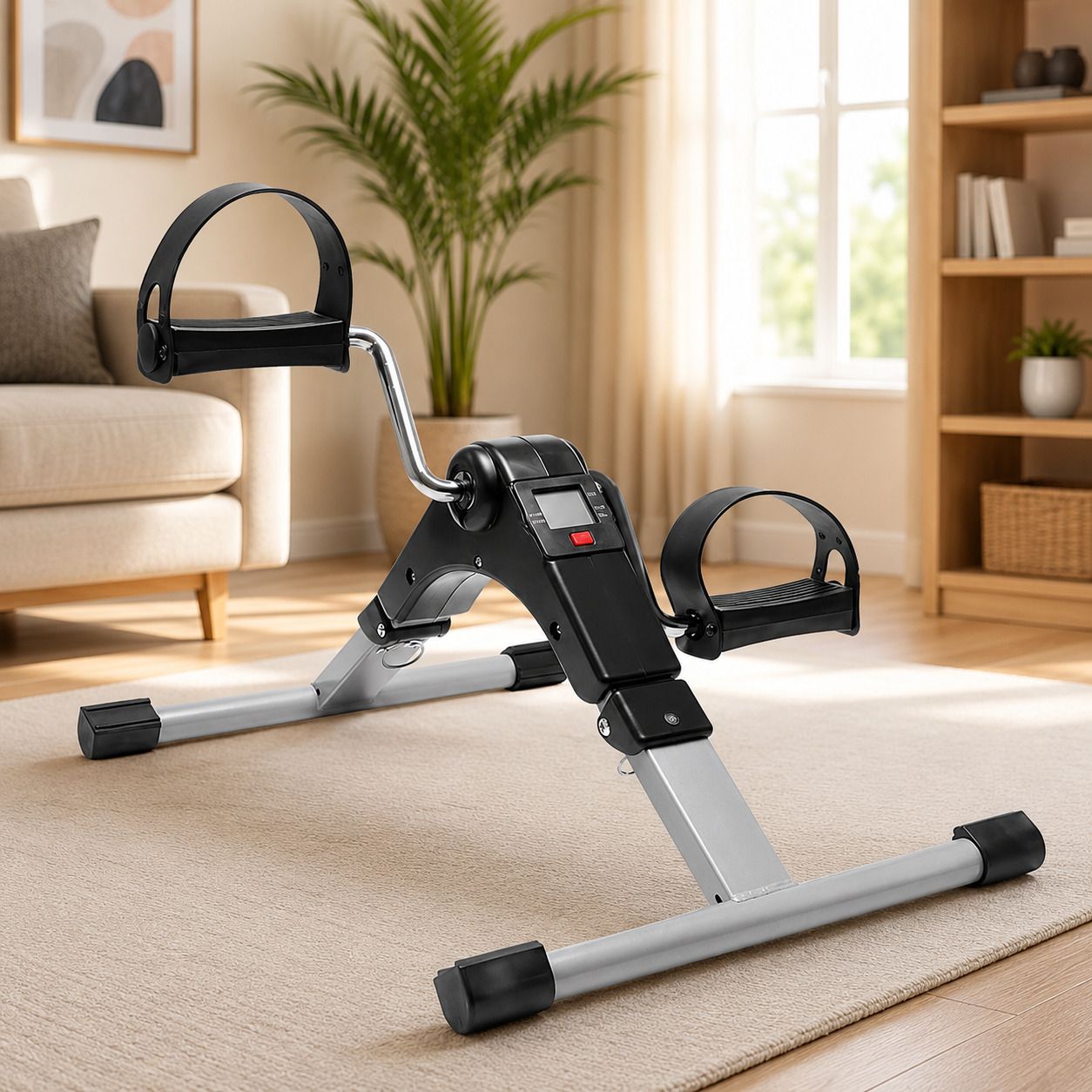 Home Pedal Trainer Mini Exerciser with Adjustable Resistance for Cardio 1 Mini Pedal Exerciser Cycle-image-33
