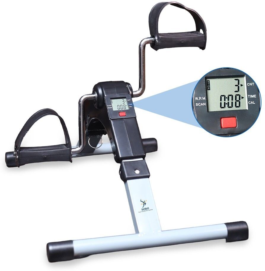 sobo pro SB-246 LCD Display , Adjustable Resistance,Fordable , Anti-Slip Design Leg,Arm Mini Pedal Exerciser Cycle-picture-19