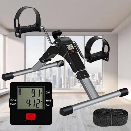 Health Ride Mini Cycle Mini Exerciser with Adjustable Resistance Mini Pedal Exerciser Cycle-image-7