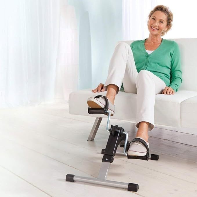 seavokes Home Fitnes Tool Slim Leg & Arm Exercise Machine |Weight Loss, Fat Burn & Toning Mini Pedal Exerciser Cycle-picture-19