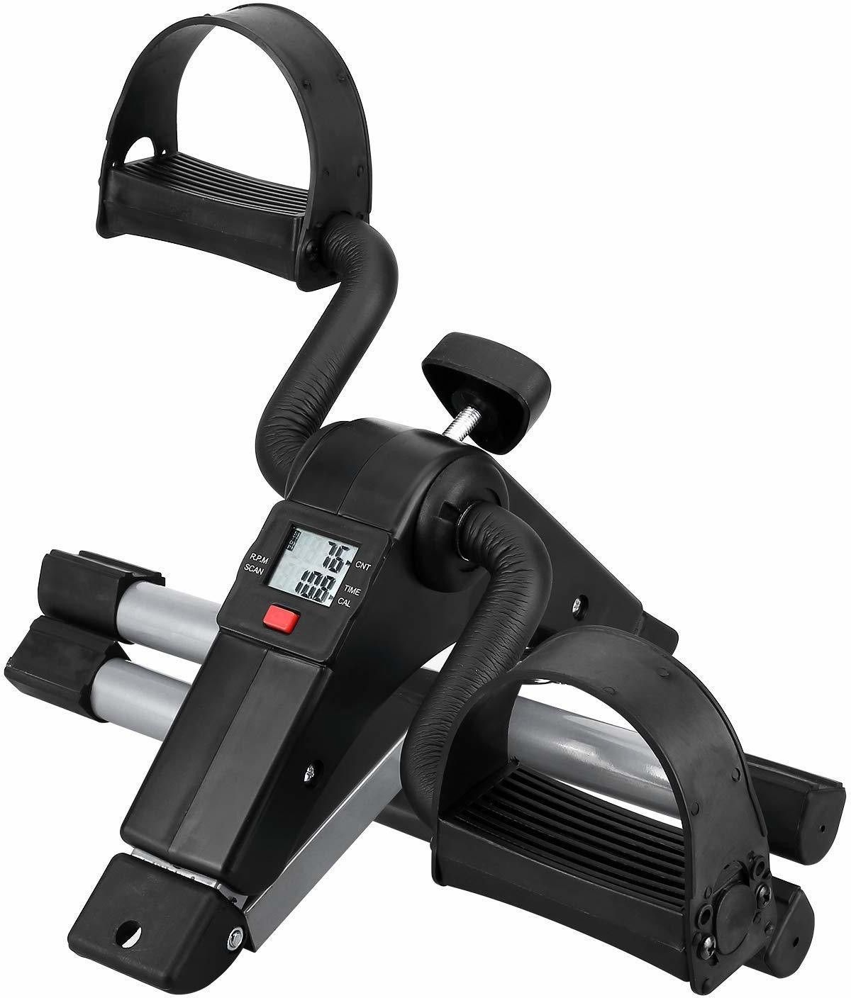 Mini Cycle Pedal Exerciser with Adjustable Resistance and Digital Display Mini Pedal Exerciser Cycle-image-48