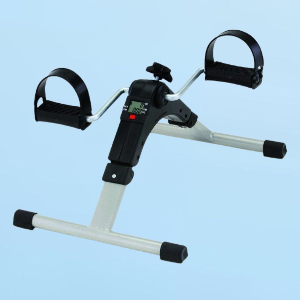 Seated Indoor Pedal Trainer for Comfortable Fitness Mini Pedal Exerciser Cycle-image-36