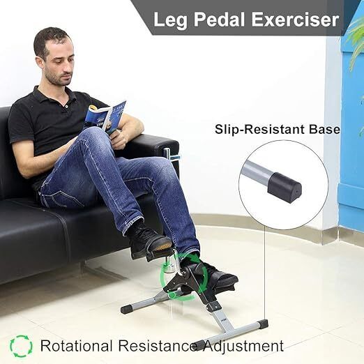 Exercise Cycle For Home Gym, LCD- Display Suitable For Leg And Arm Mini Pedal Exerciser Cycle-image-10