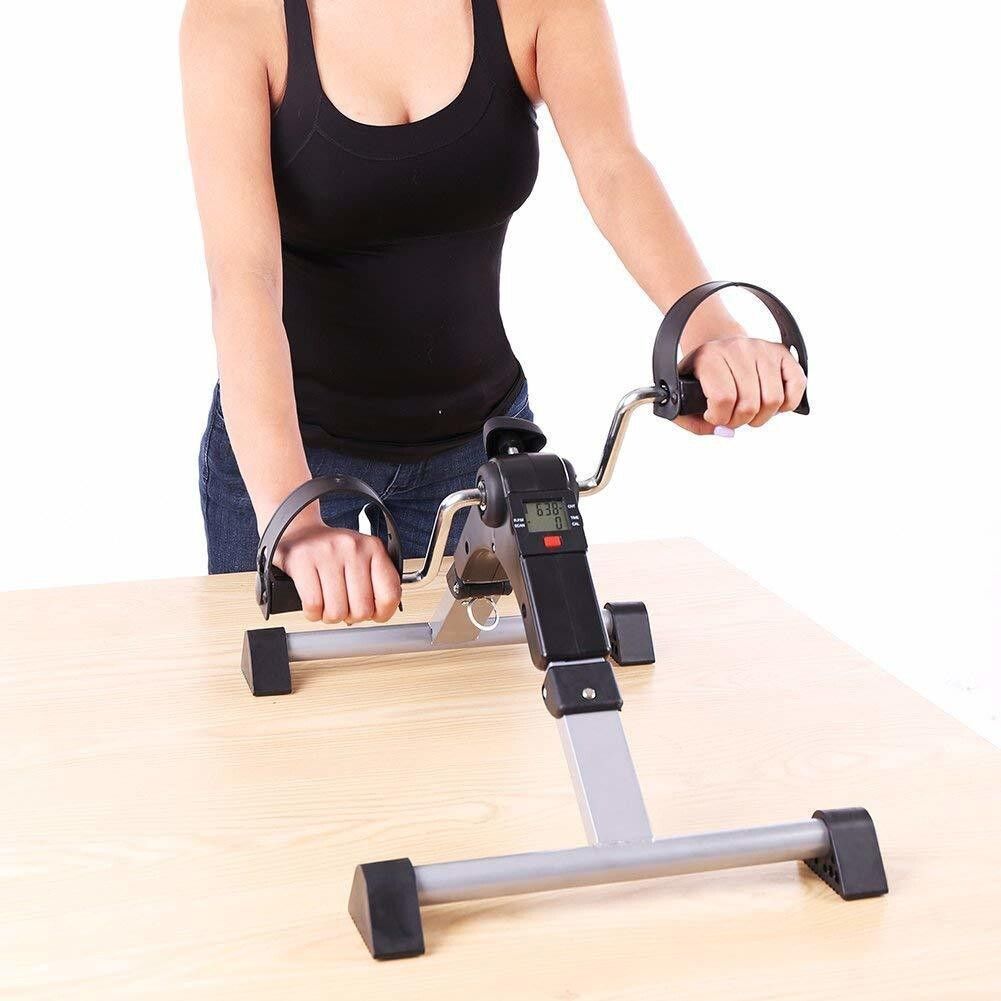 maitri enterprise Mini Pedal Exercise Cycle Folding Bike Foot Cycle Fitness Portable Pedaling M152 Mini Pedal Exerciser Cycle-picture-45