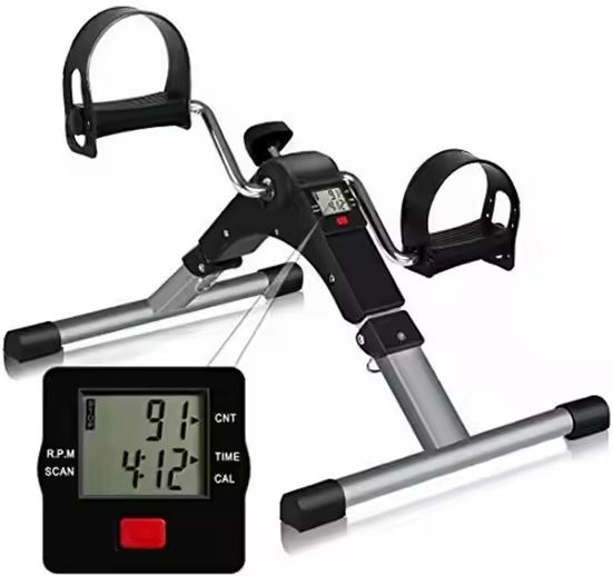 flavorhaus Mini Pedal Exerciser with Digital Display, Adjustable Resistance & Fixing Strap Mini Pedal Exerciser Cycle-picture-15