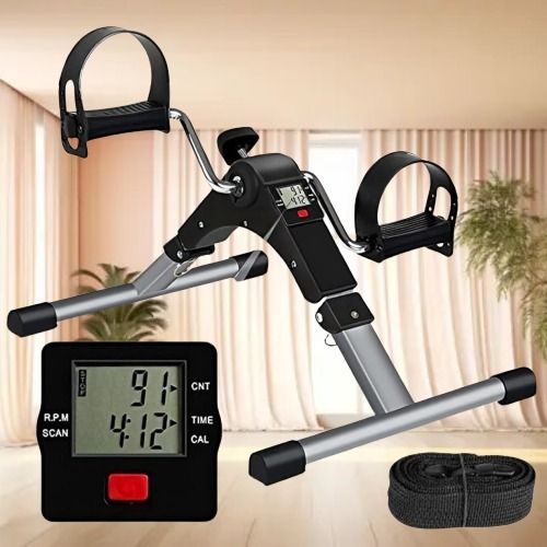 ActiveBurn Pedal Machine Mini Exerciser with Adjustable Resistance Mini Pedal Exerciser Cycle-image-29