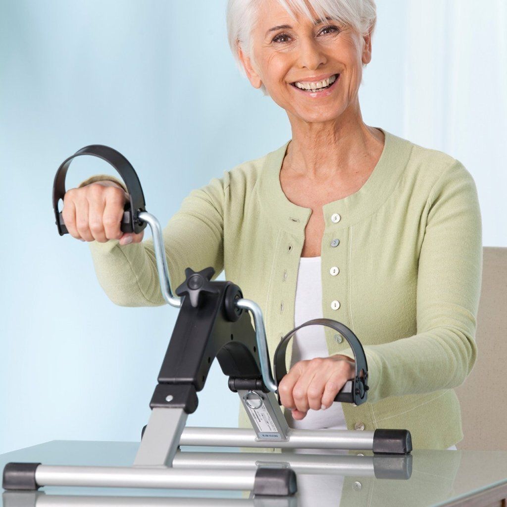 Mini Bike Home Use Adjustable & Foldable Indoor Fitness Resistance Light Mini Pedal Exerciser Cycle